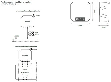 ENGO EMODZB przekaźnik repeater ZigBee 230V
